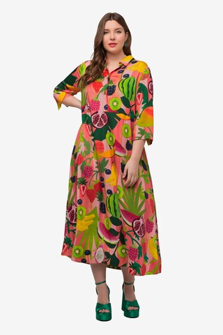 Robe-chemise Ulla Popken en mélange de couleurs