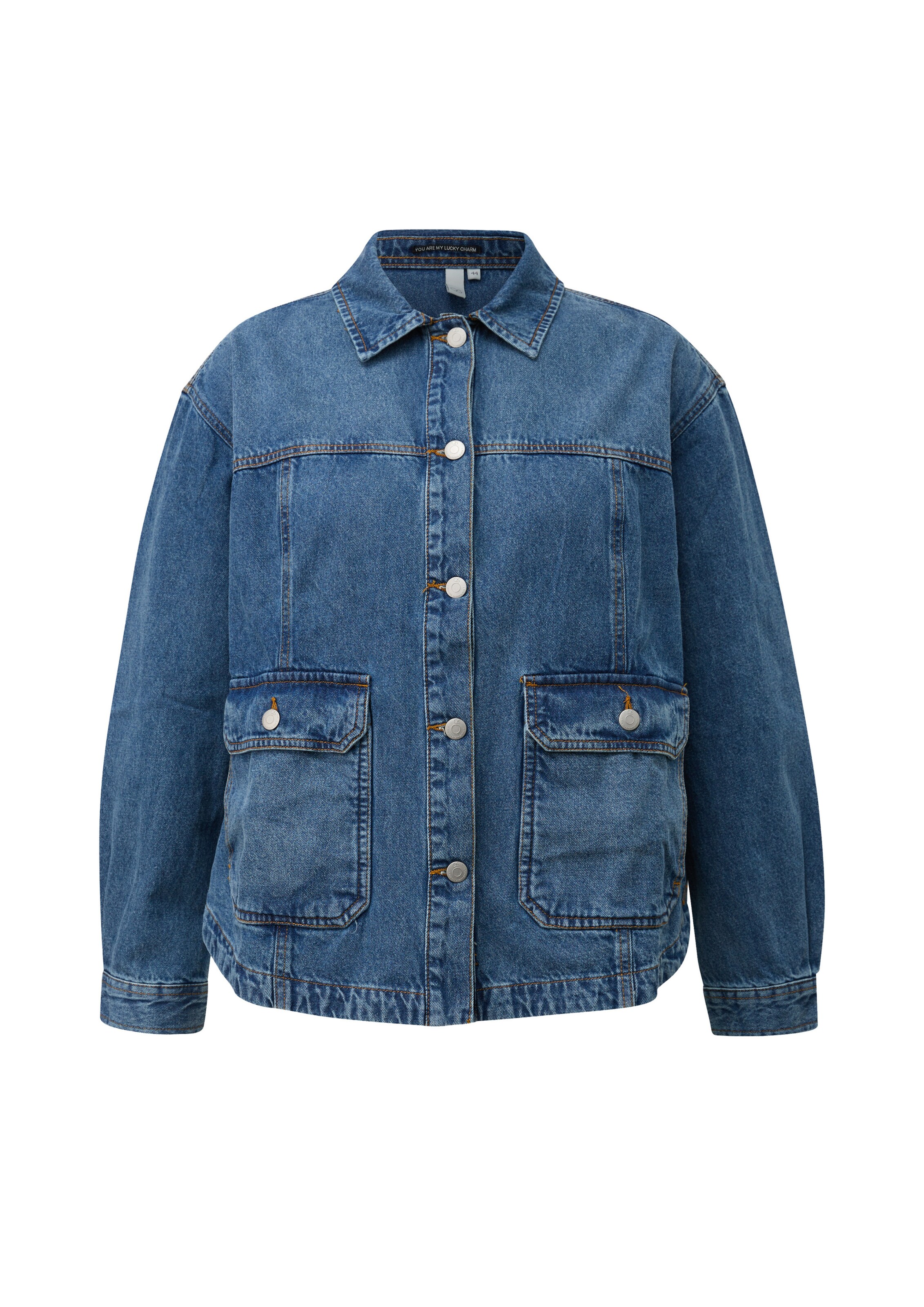 QS Tussenjas in Blauw: voorkant
