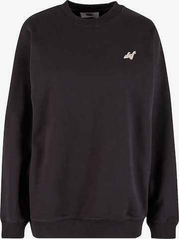 Sweat-shirt 'Chaotic Good' DEF en noir : devant