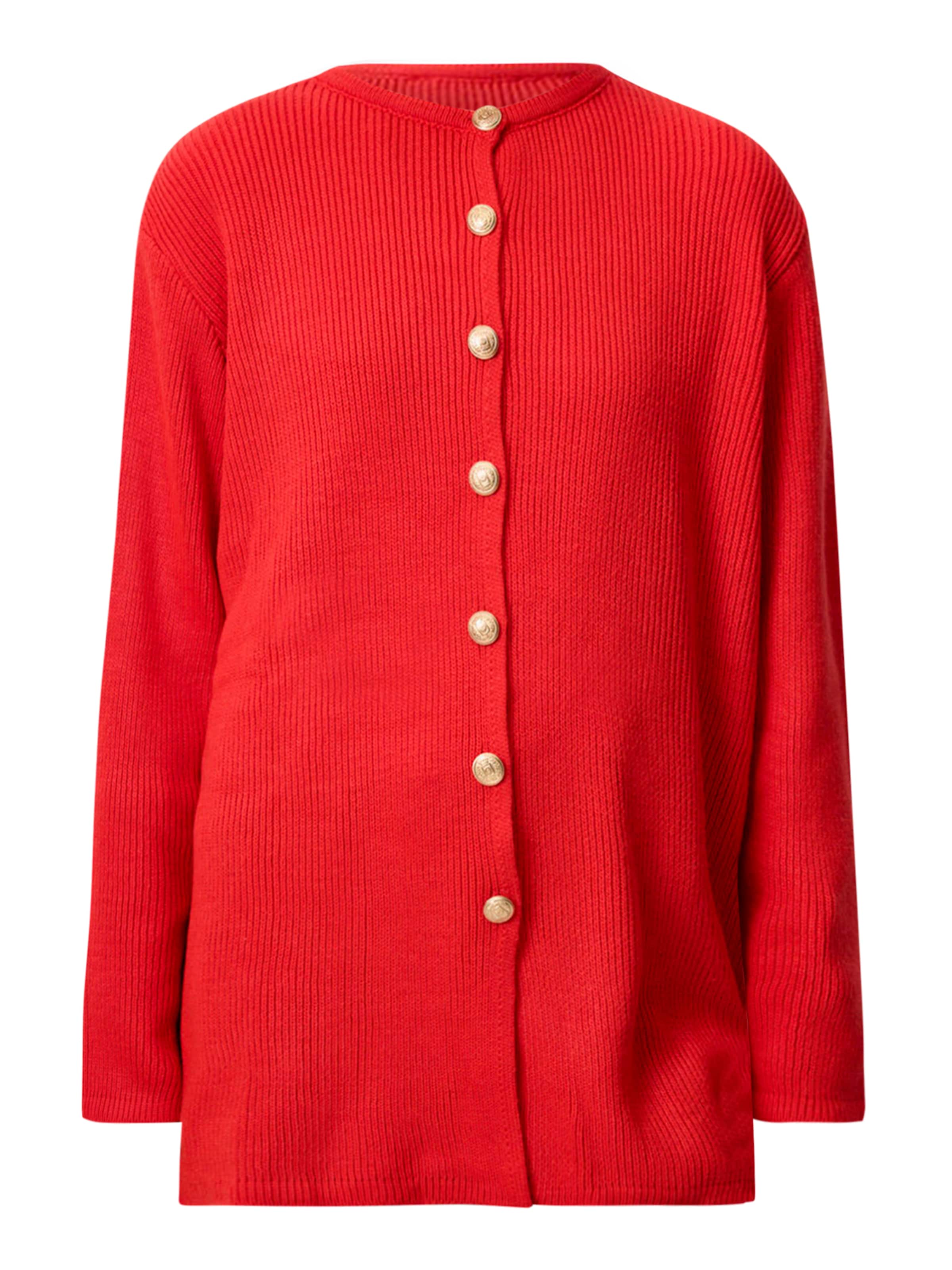 Touche Prive Strickjacke in rot, Produktansicht