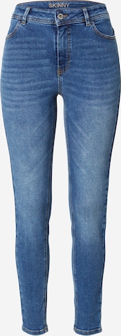 Skinny Jean TAIFUN en bleu : devant