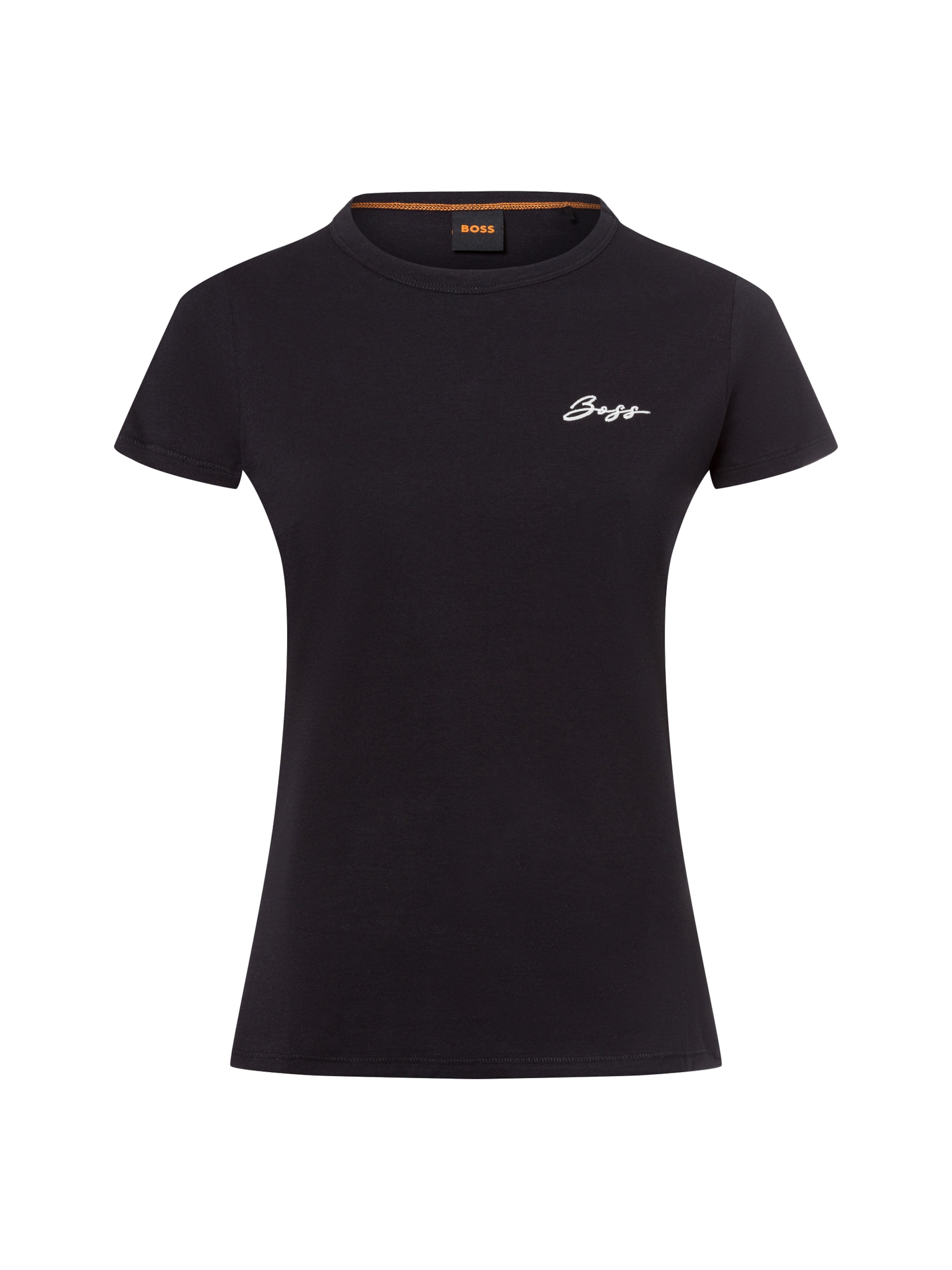 BOSS T-Shirt ' C_Elogo_20 ' in Schwarz: Vorderseite