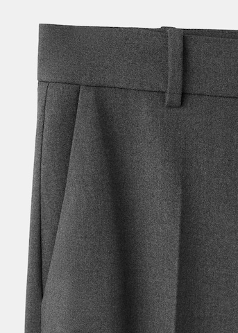 MANGO - regular Pantalón de pinzas 'BERGEN' en gris