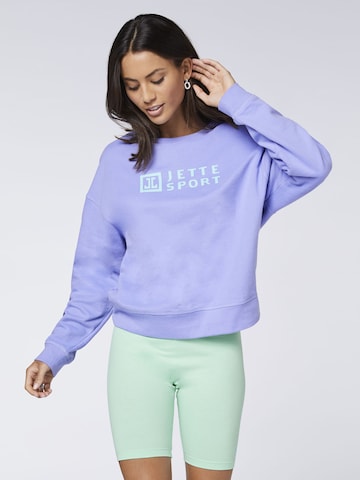 Jette Sport Sweatshirt in Blue: front