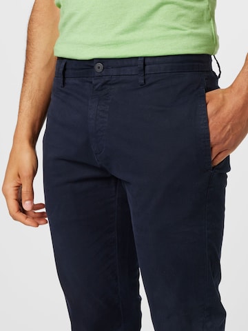 Regular Pantalon chino 'David' HUGO Red en bleu