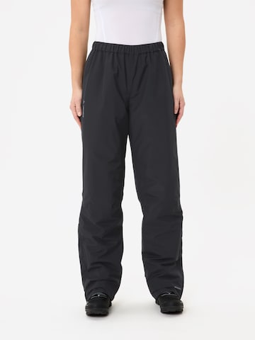 VAUDE Regular Outdoorbroek in Zwart: voorkant