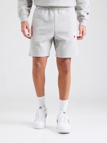 regular Pantaloni di Champion Authentic Athletic Apparel in grigio: frontale