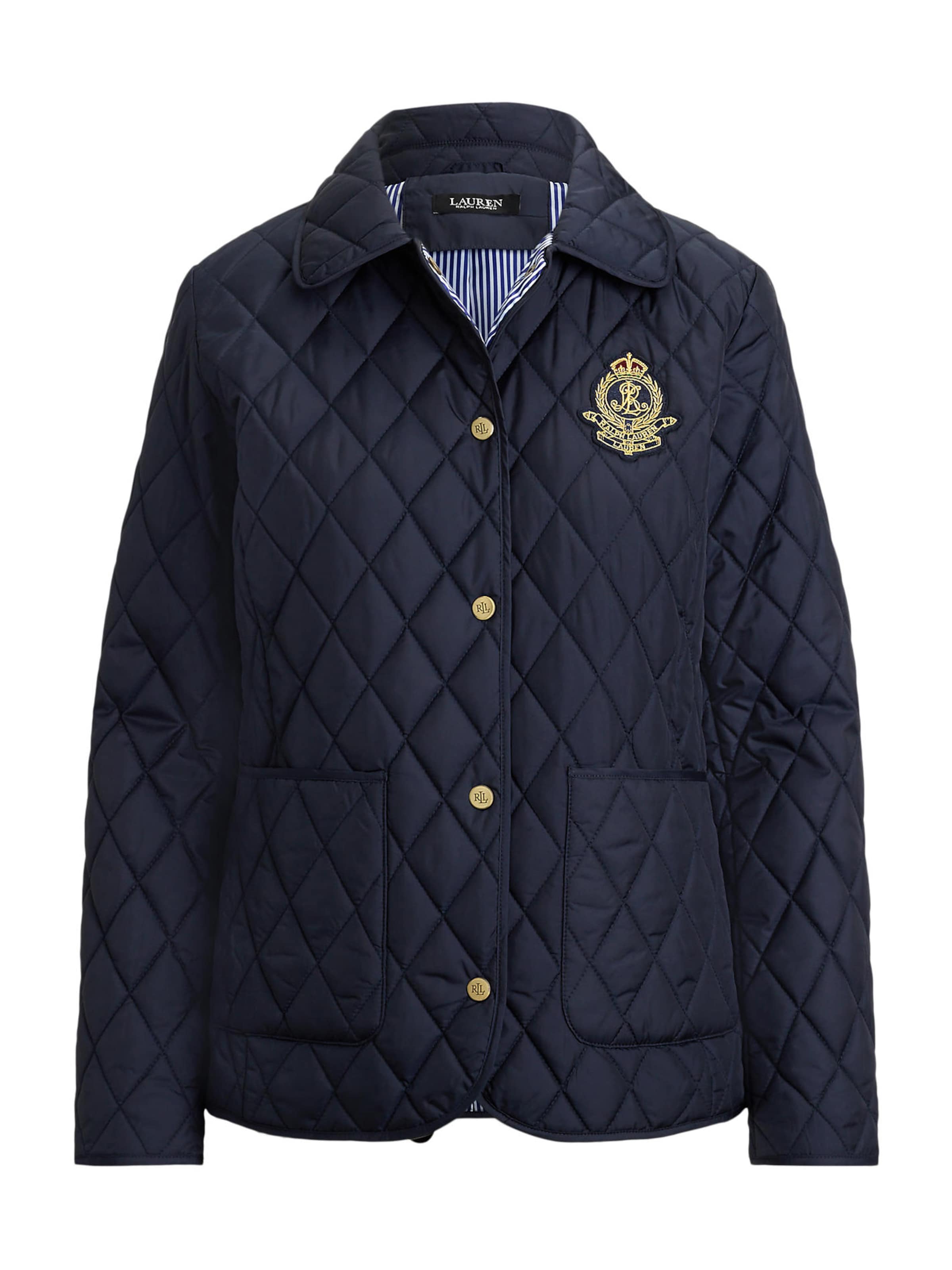 Lauren Ralph Lauren Between-Season Jacket 'IRIDESCENT' in Blue: front