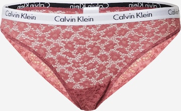 Slip Calvin Klein Underwear en rose : devant