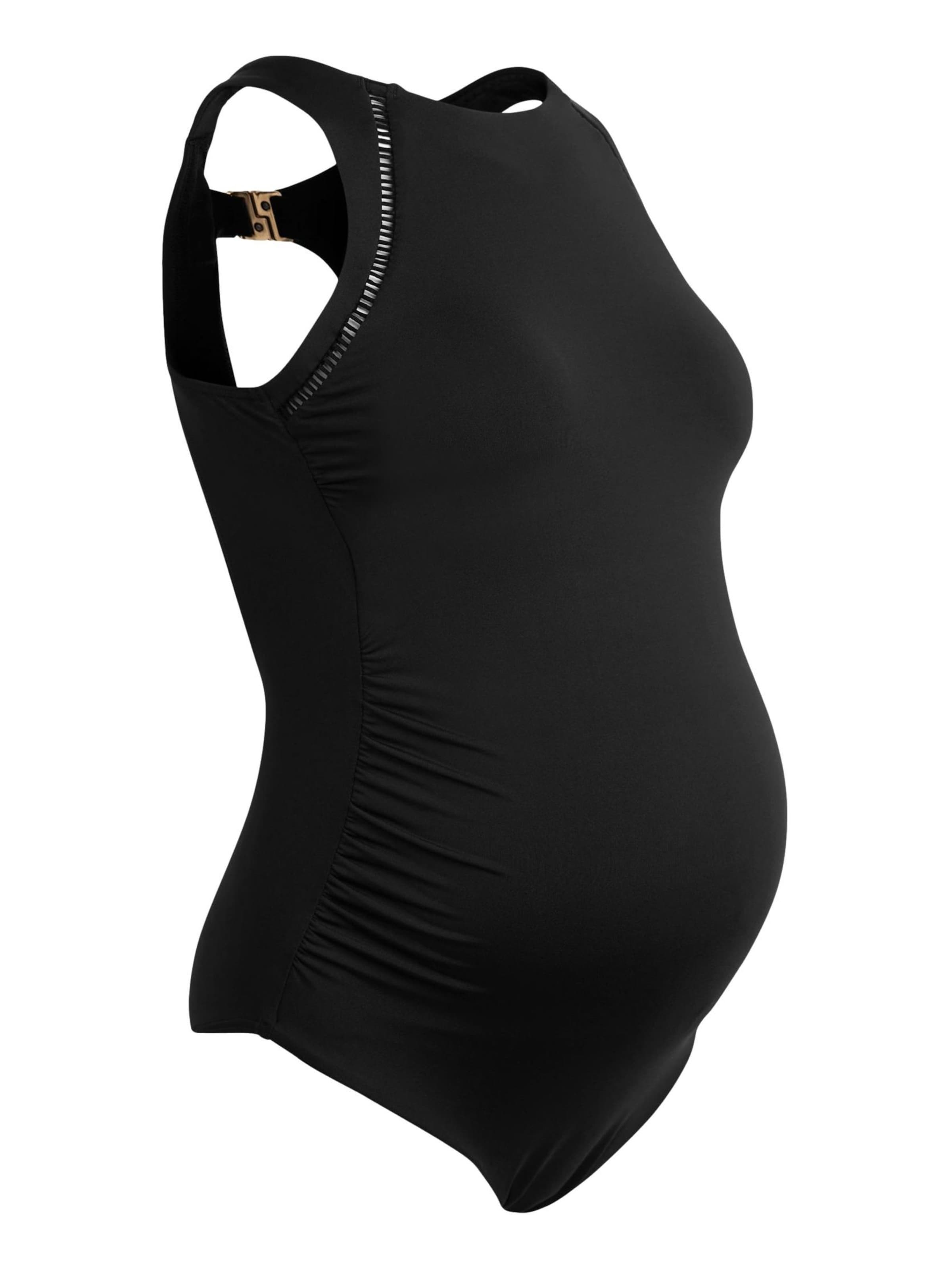 Next Bustier Strój kąpielowy w kolorze czarny: przód