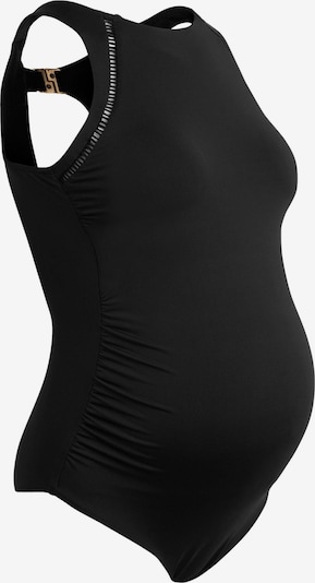 Next Badeanzug in schwarz / silber, Produktansicht