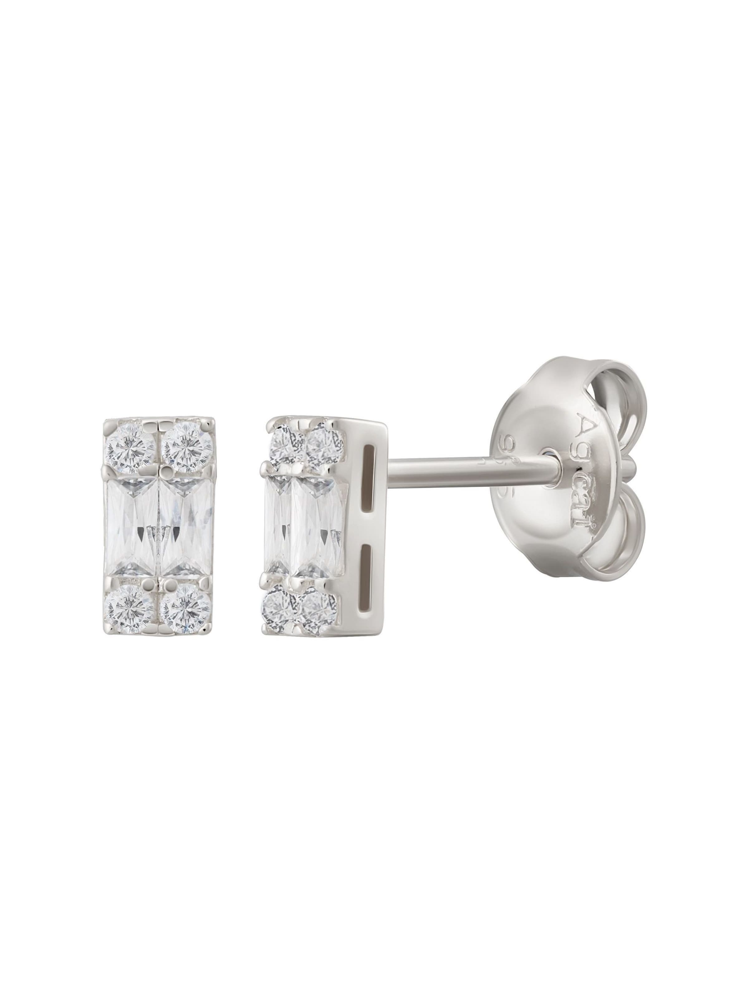 caï Earrings in White: front