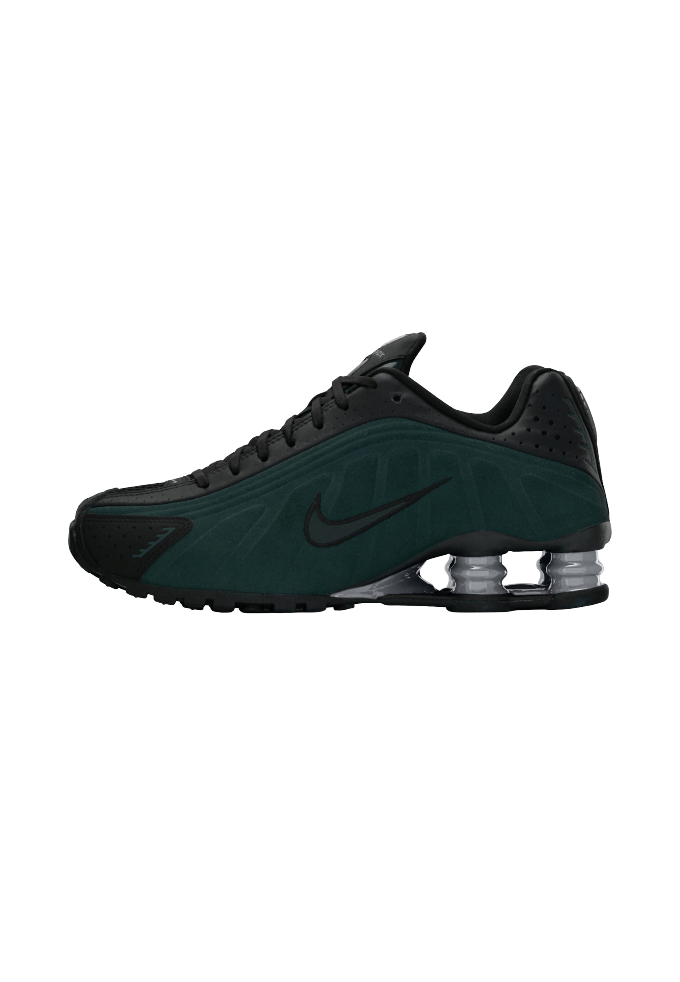 Nike Sportswear Madalad ketsid 'Shox R4', värv roheline: eest vaates