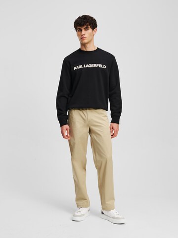 Karl Lagerfeld Regular Hose in Braun