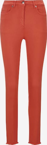 Jeggings MADELEINE en orange : devant