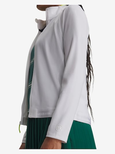 UNDER ARMOUR Trainingsjack 'Drive' in L in de kleur Wit, Productweergave