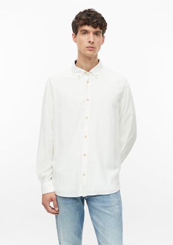 s.Oliver Regular fit Button Up Shirt in White: front