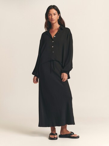 St MRLO Blouse 'Swansea' in Zwart