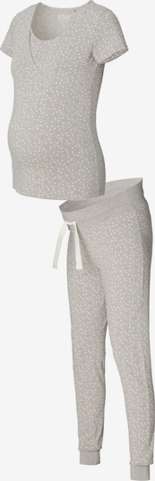 Esprit Maternity Pyjama (GOTS) in graumeliert / pink / weiß, Produktansicht