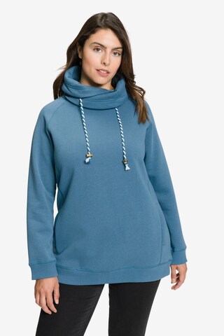 Ulla Popken Sweatshirt in Blau: predná strana