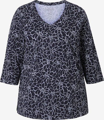 Ulla Popken Shirt in Blau: Vorderseite