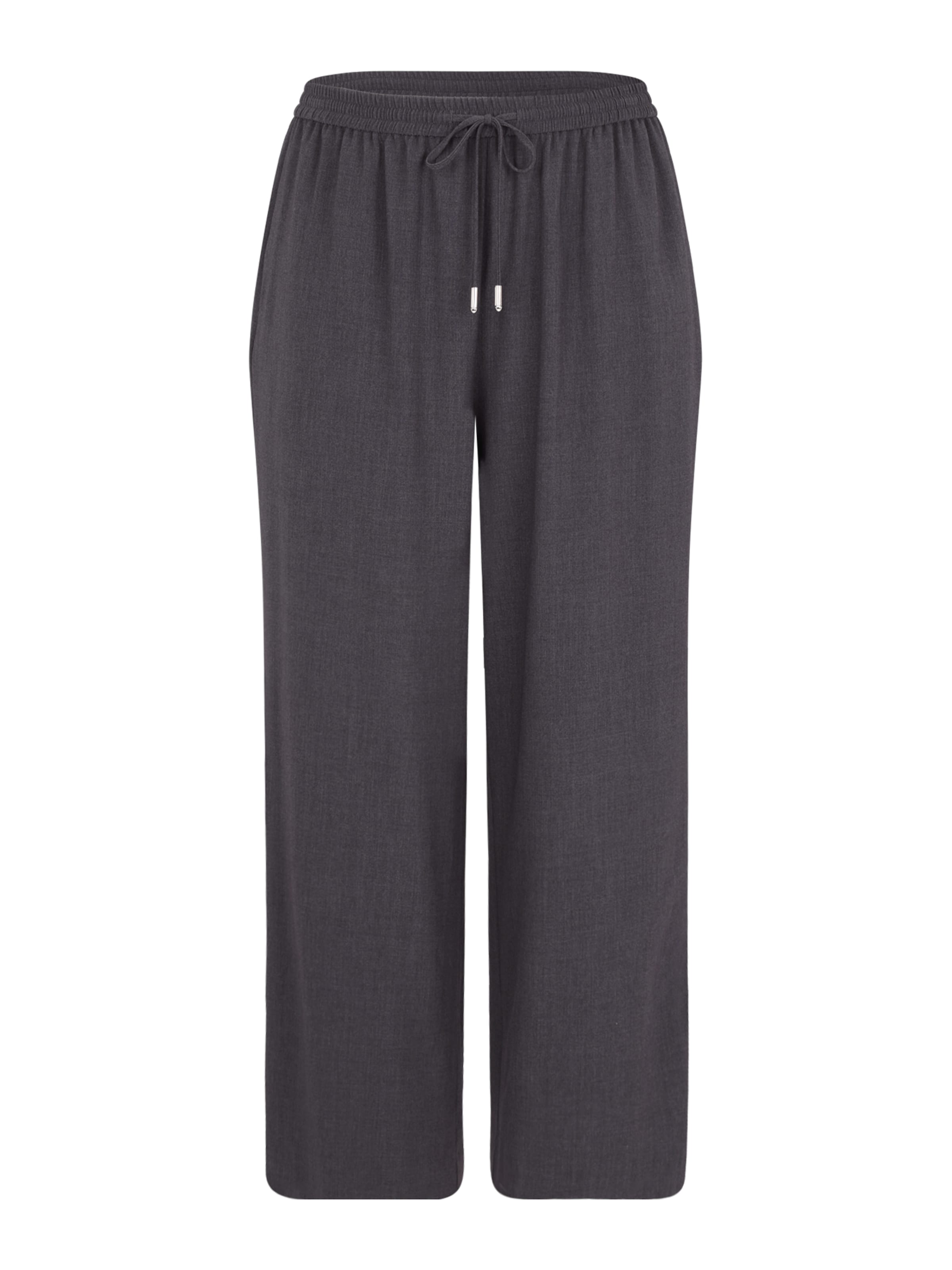 Wide leg Pantaloni 'Blanca' di Guido Maria Kretschmer Curvy in grigio: frontale