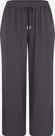 pilka Guido Maria Kretschmer Curvy Plačios klešnės Kelnės 'Blanca': priekis