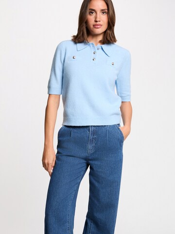 Pullover di Morgan in blu: frontale