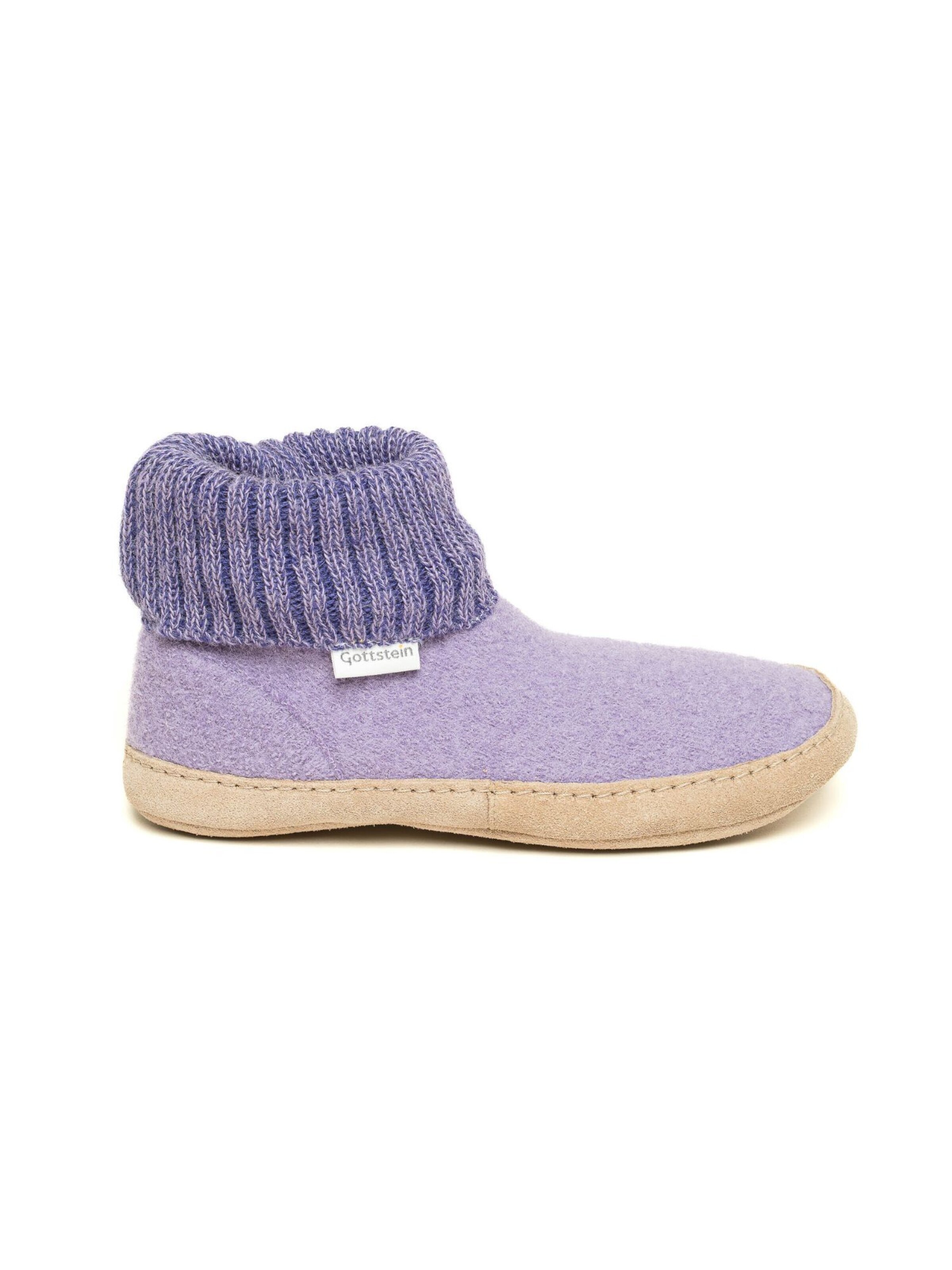Gottstein Slippers 'Hüttenschuhe Dakota' in Purple
