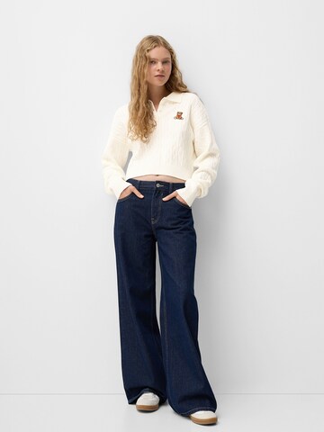 Pull-over Bershka en beige