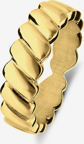 Lucardi Ring in Gold: front