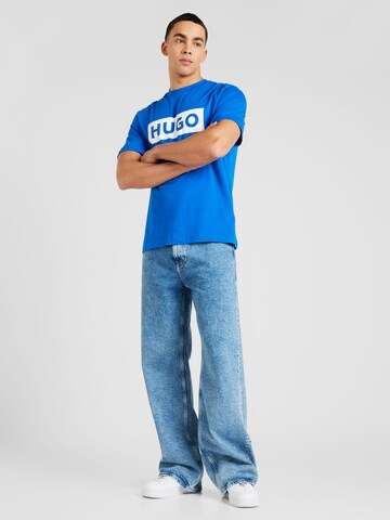 HUGO Shirt 'Nico' in Blauw