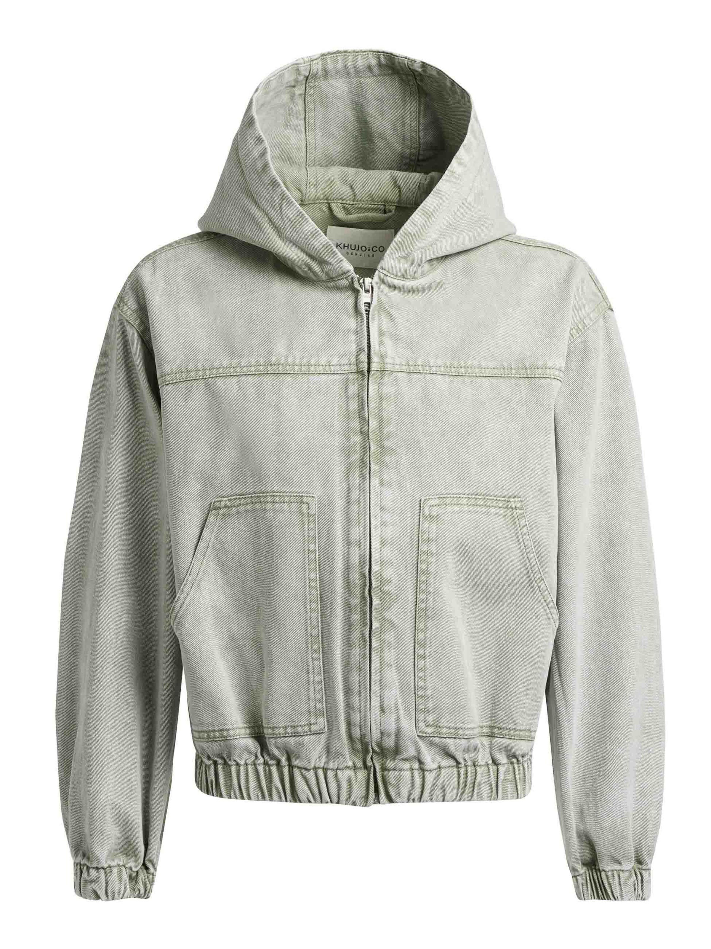 Veste mi-saison 'GRETEL' khujo en vert : devant