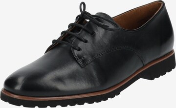 Paul Green Lace-Up Shoes in Black: front