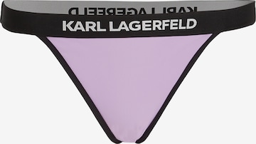 Karl Lagerfeld - Cueca biquíni em roxo: frente