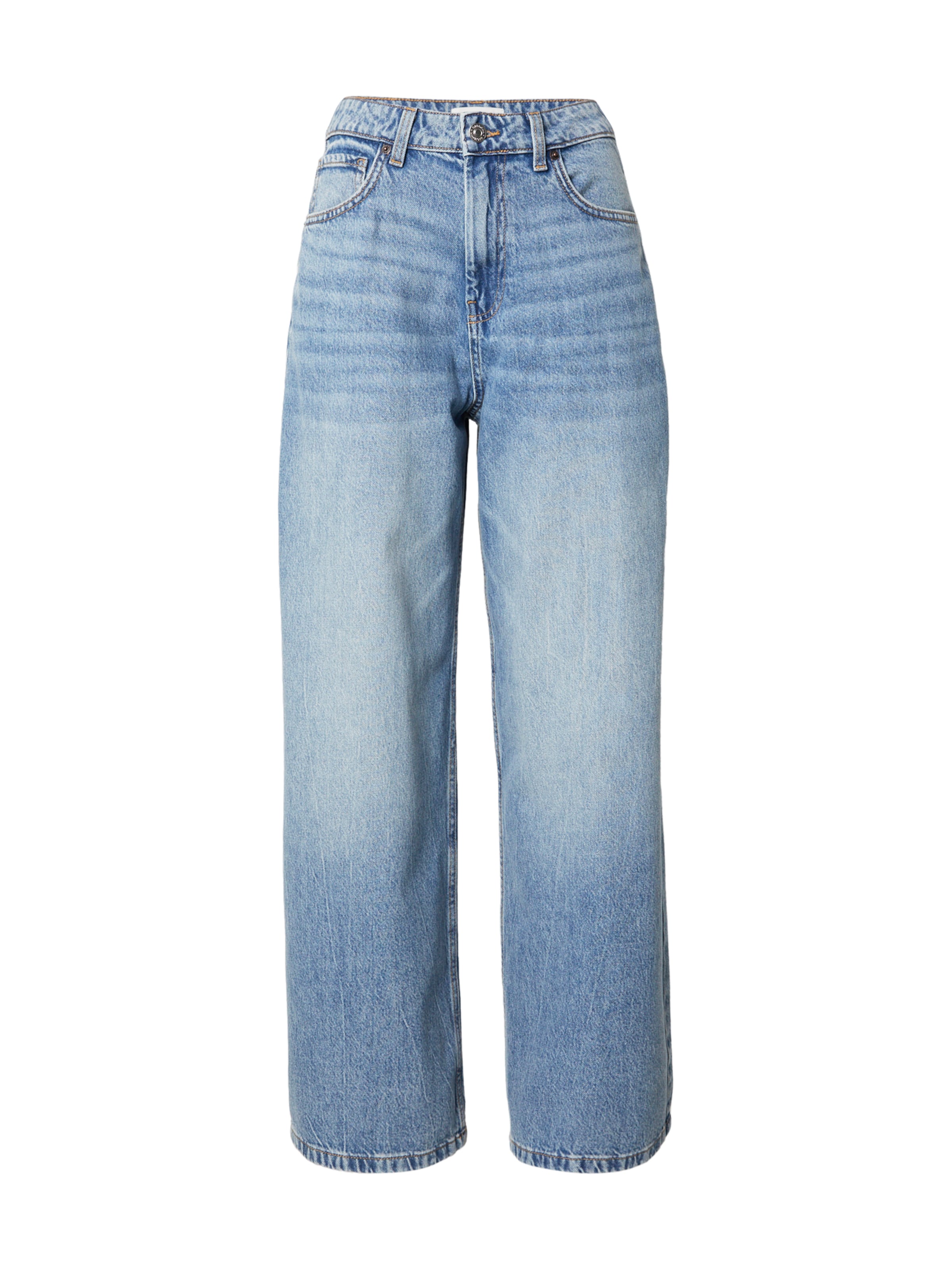 Baggy Jean BALMOHK en bleu : devant