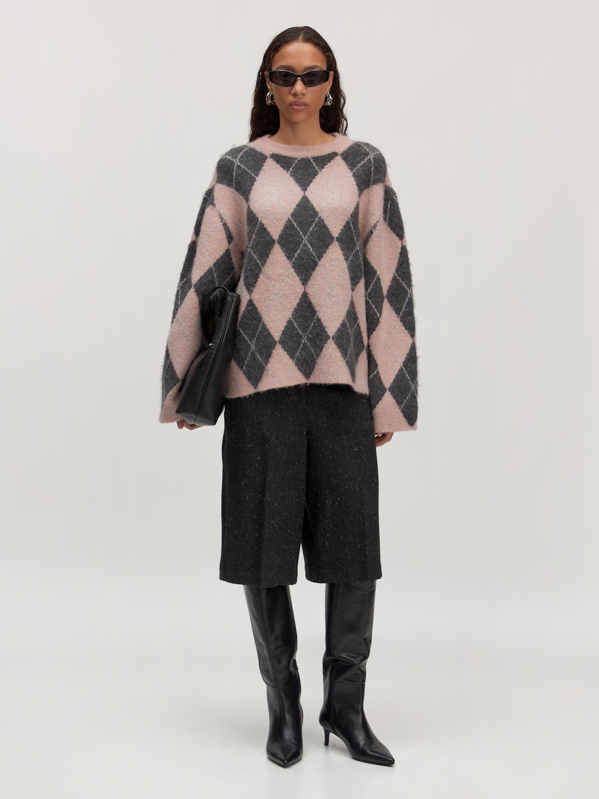 EDITED Produkte Pullover 'Harriet' grau