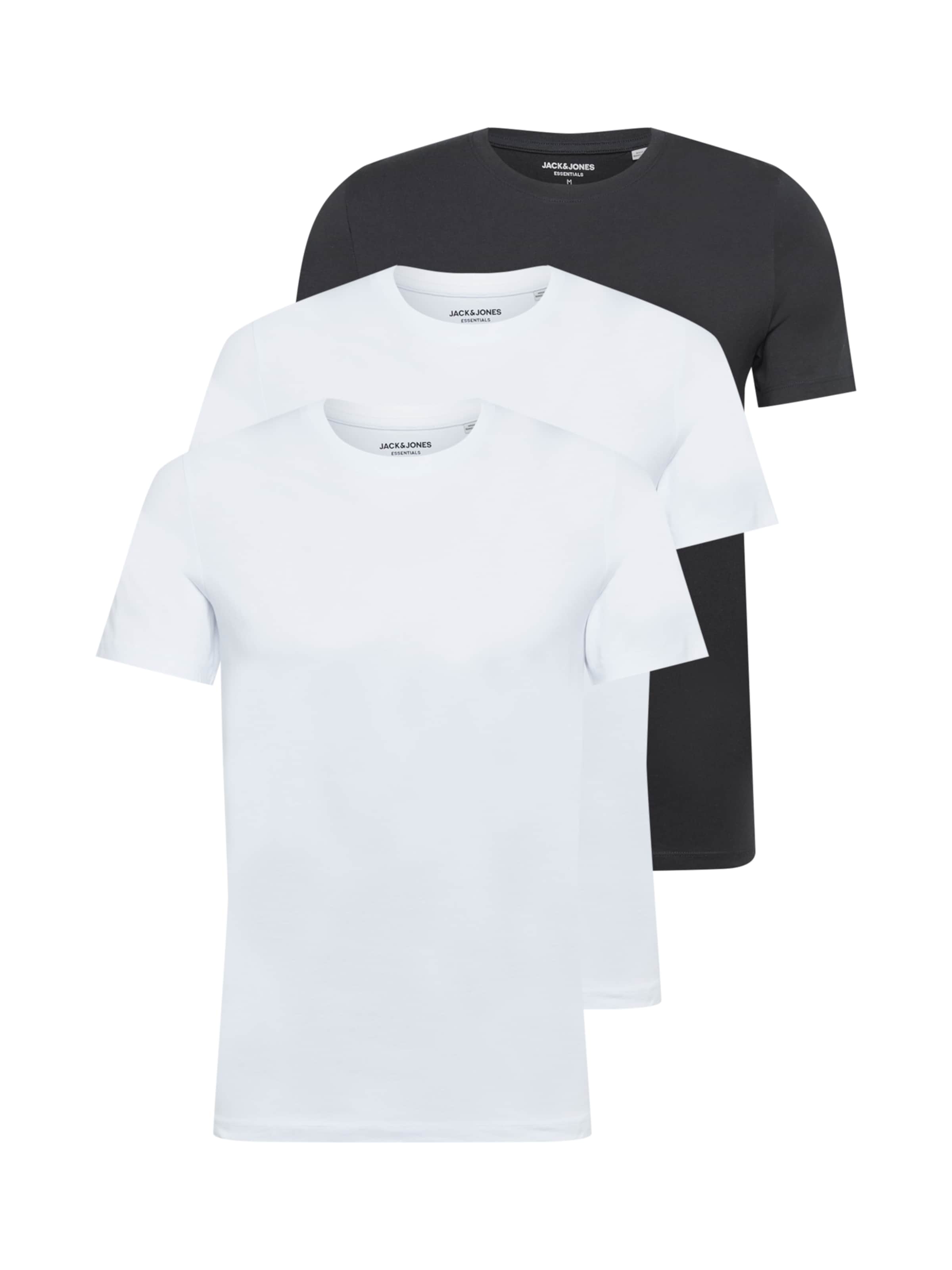 JACK & JONES T-shirt i svart: framsida