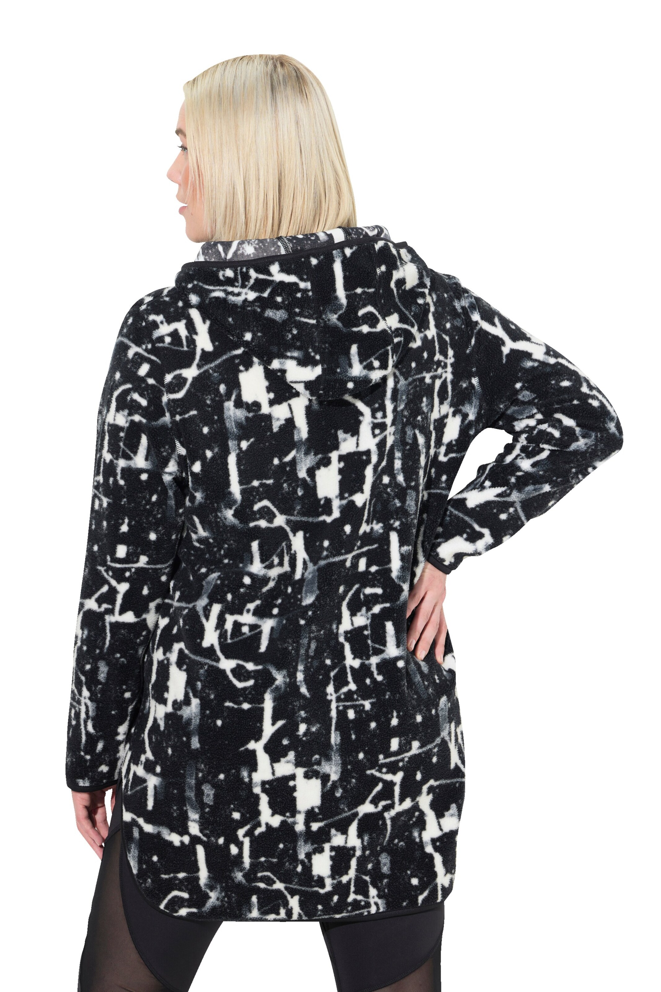 Ulla Popken Sweatshirt in Zwart