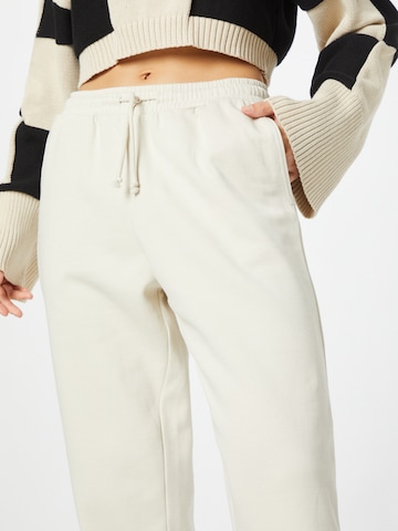 WEEKDAY Tapered Trousers in White
