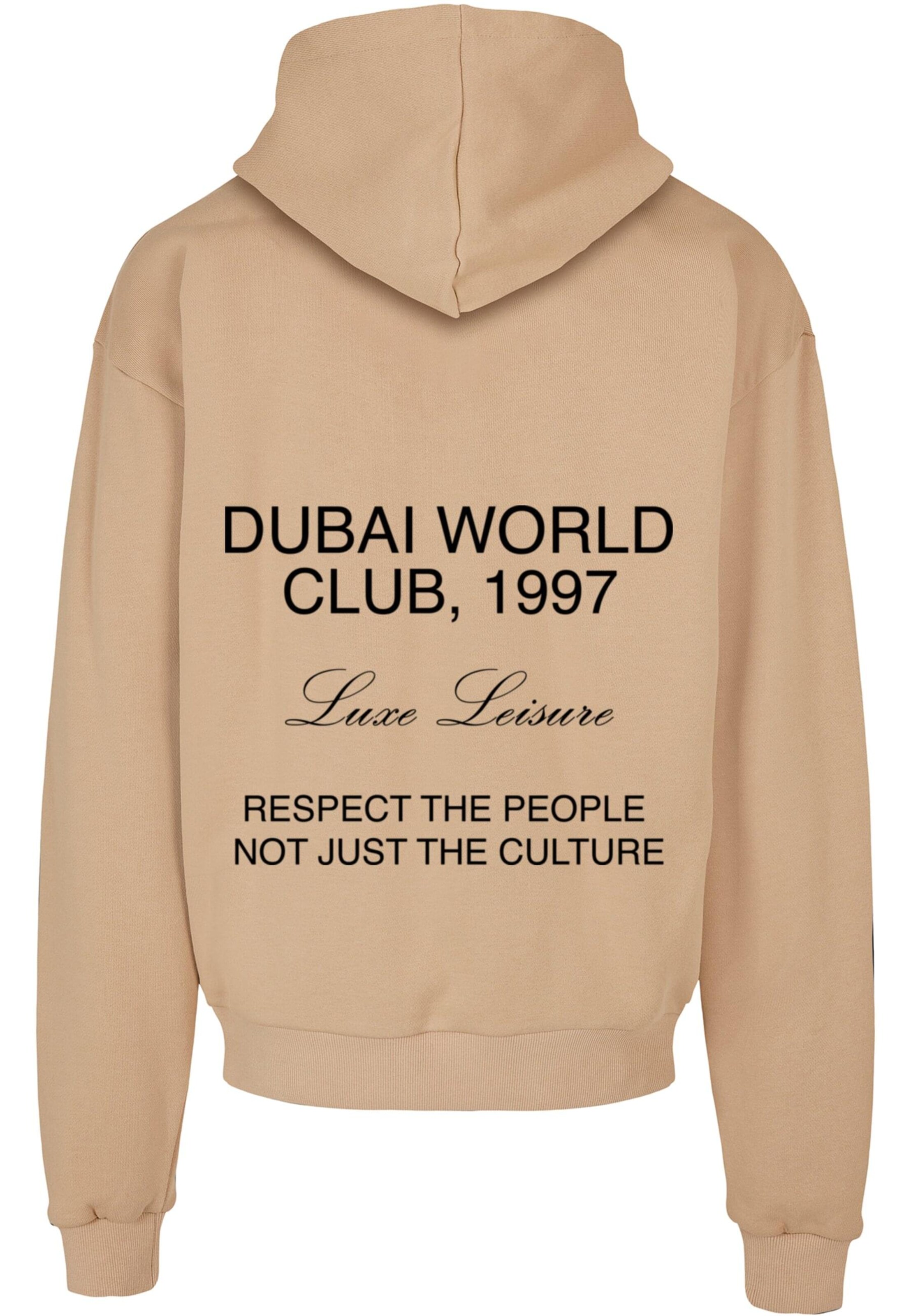 9N1M SENSE Sweatshirt 'Dubai World' in Beige