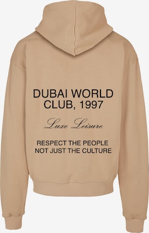 9N1M SENSE Sweatshirt 'Dubai World' in Beige