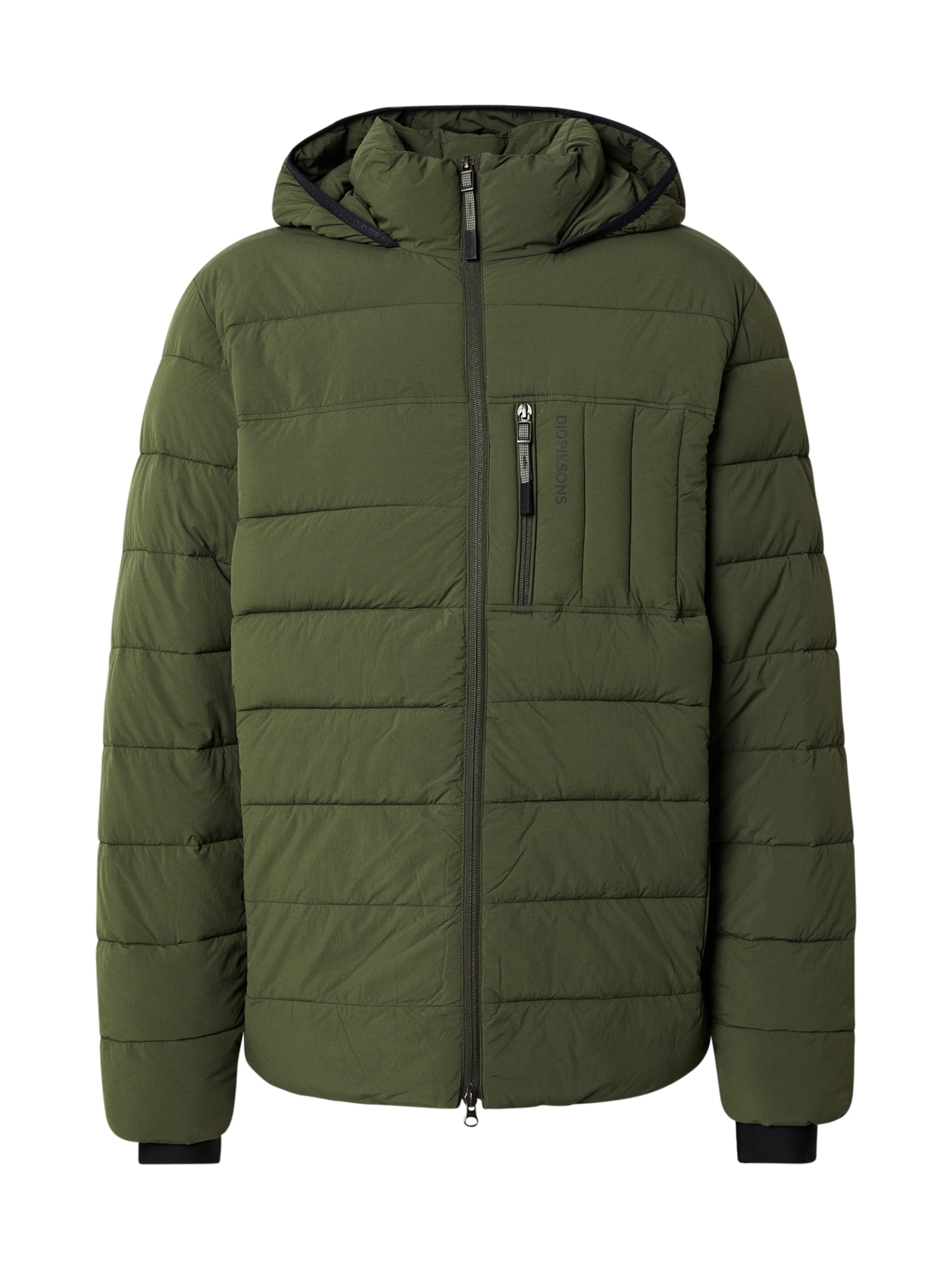 Didriksons Outdoorjacka i grön: framsida