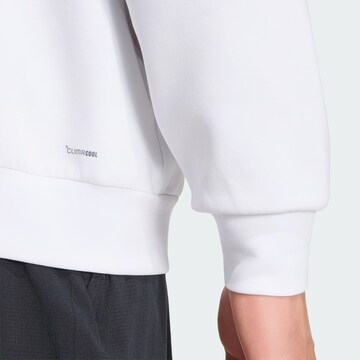 ADIDAS PERFORMANCE - Casaco de treino em moletão em branco
