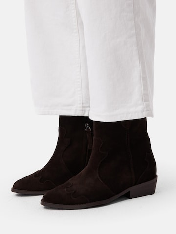 L37 HANDMADE SHOES Ankle Boots 'WALK BETWEEN STARS'‌‌‌‌‌‌‌‌ in Braun