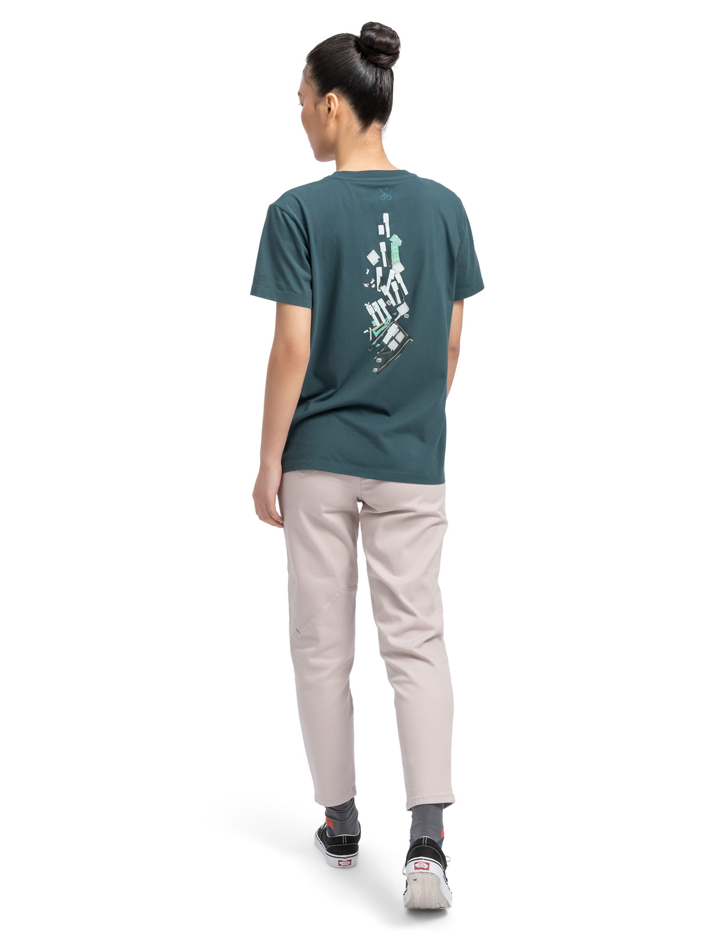 T-Shirt 'Fast Fingers' Kaft en bleu