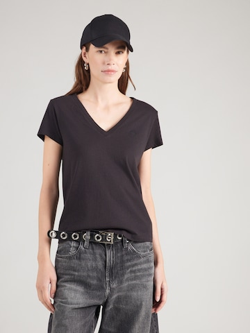 Tricou de la G-STAR pe negru: față