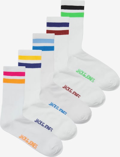 JACK & JONES Chaussettes 'BENJAMIN' en blanc, Vue avec produit