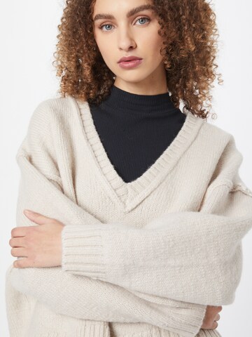 WEEKDAY Pullover 'Lake' i hvid