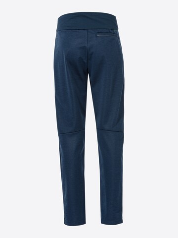 VAUDE Slim fit Workout Pants 'Tremalzo' in Blue